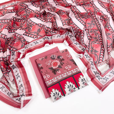 Gul Ahmed Digital Printed Lawn 3PC