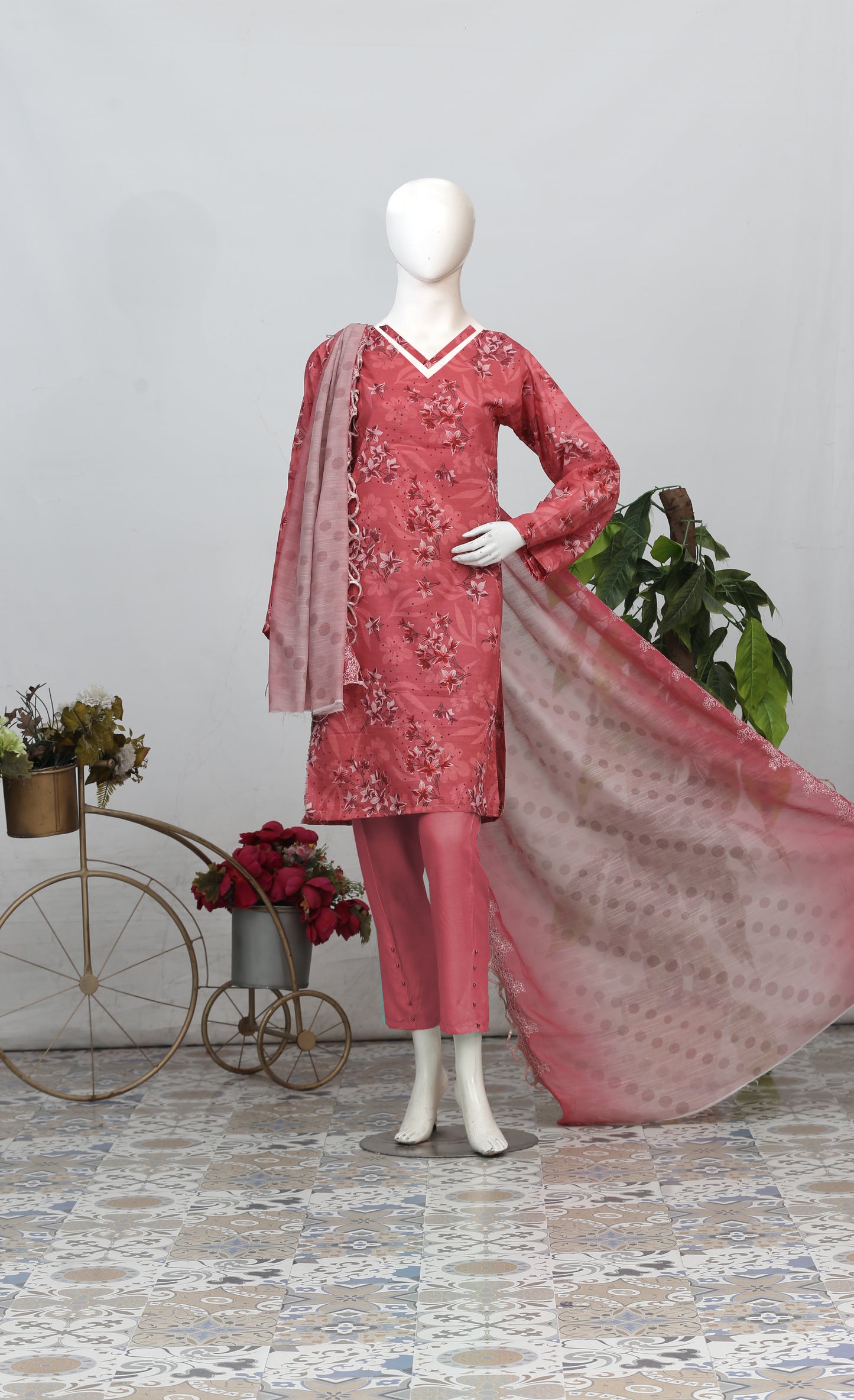 Riwayat By Anaya Noor Printed & Emb 3-PC