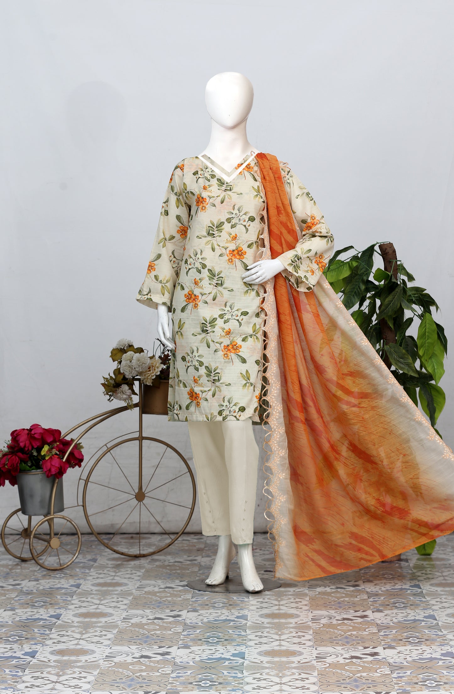 Riwayat By Anaya Noor Printed & Emb 3-PC