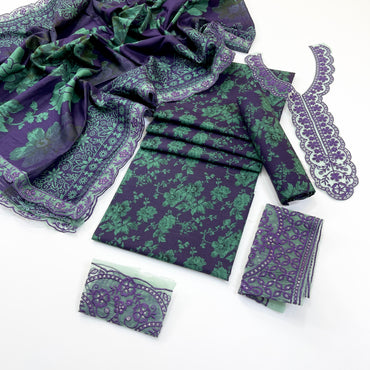 Mohagni Printed & Emb Khaddar 3PC