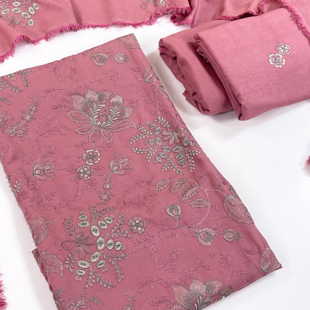 Bareeze Embroidered Karandi 3PC