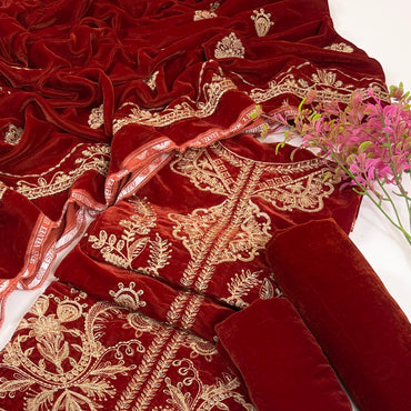 Sana Safinaz Luxury Emb Velvet 3PC