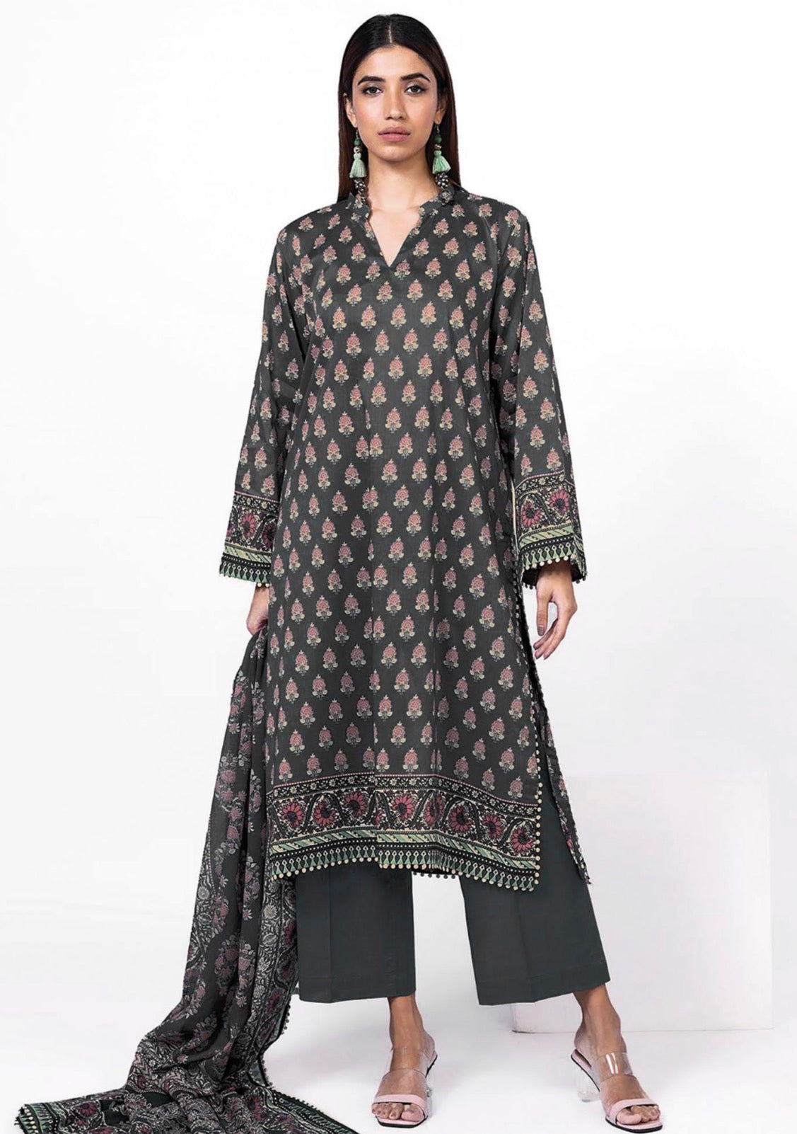 Khaadi Digital Printed Lawn 3PC