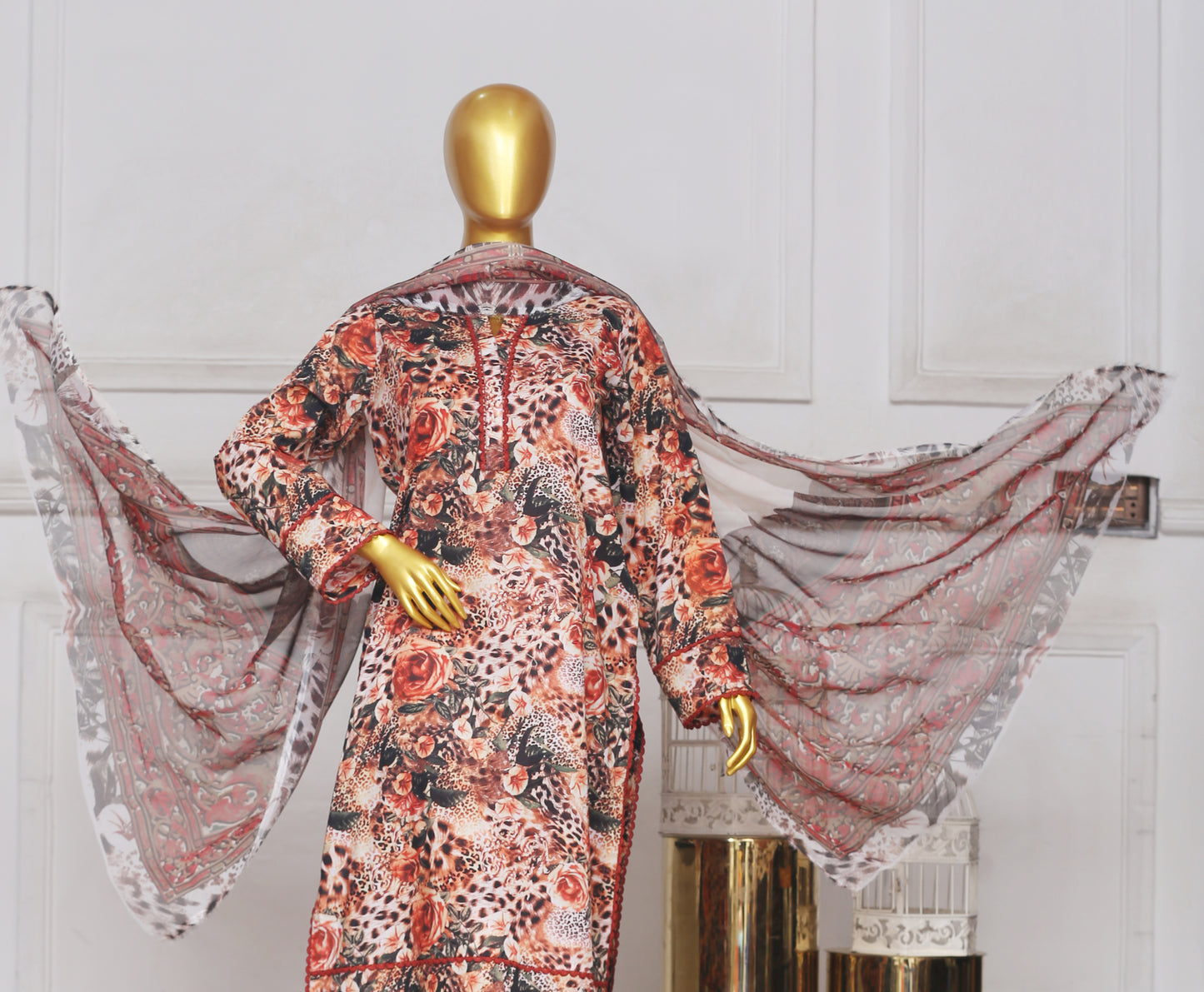 Zoha By Anaya Noor Print Bana Dora 3-PC
