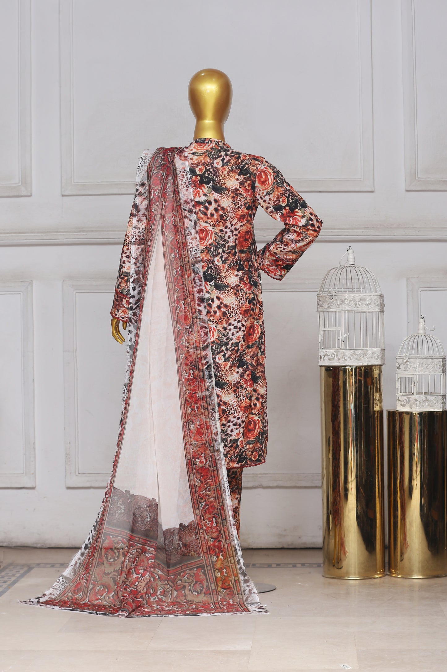 Zoha By Anaya Noor Print Bana Dora 3-PC
