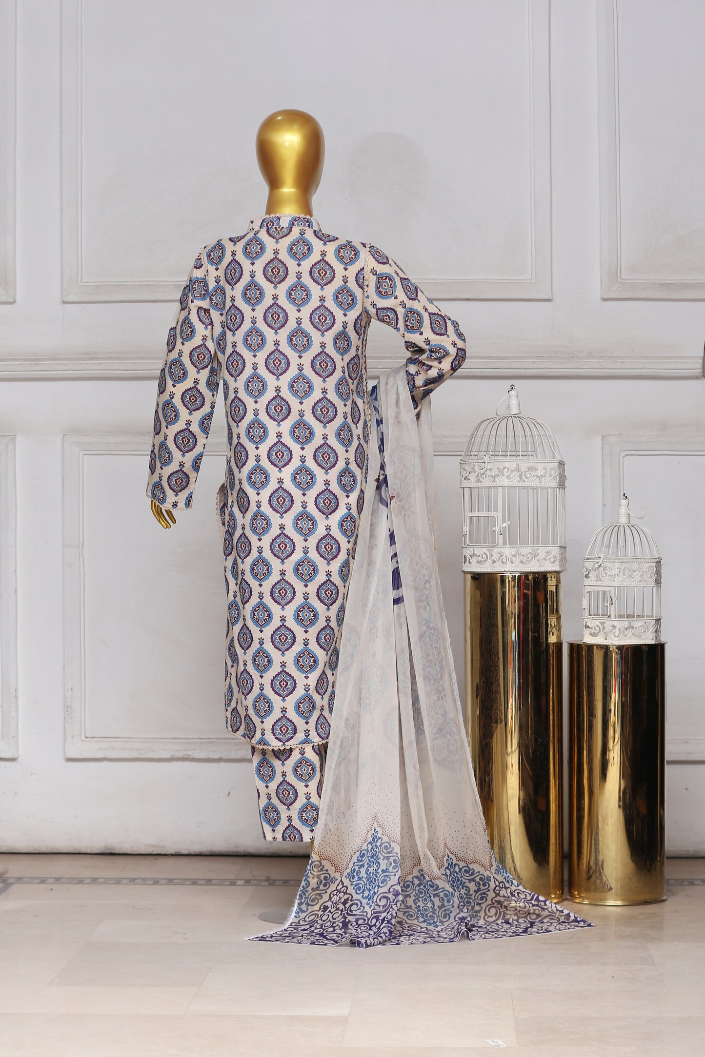 Zoha By Anaya Noor Print Bana Dora 3-PC