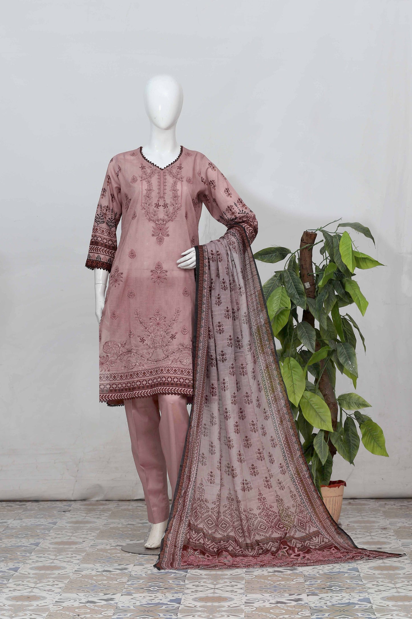 Libas By Anaya Noor Heavy Emb 3-PC