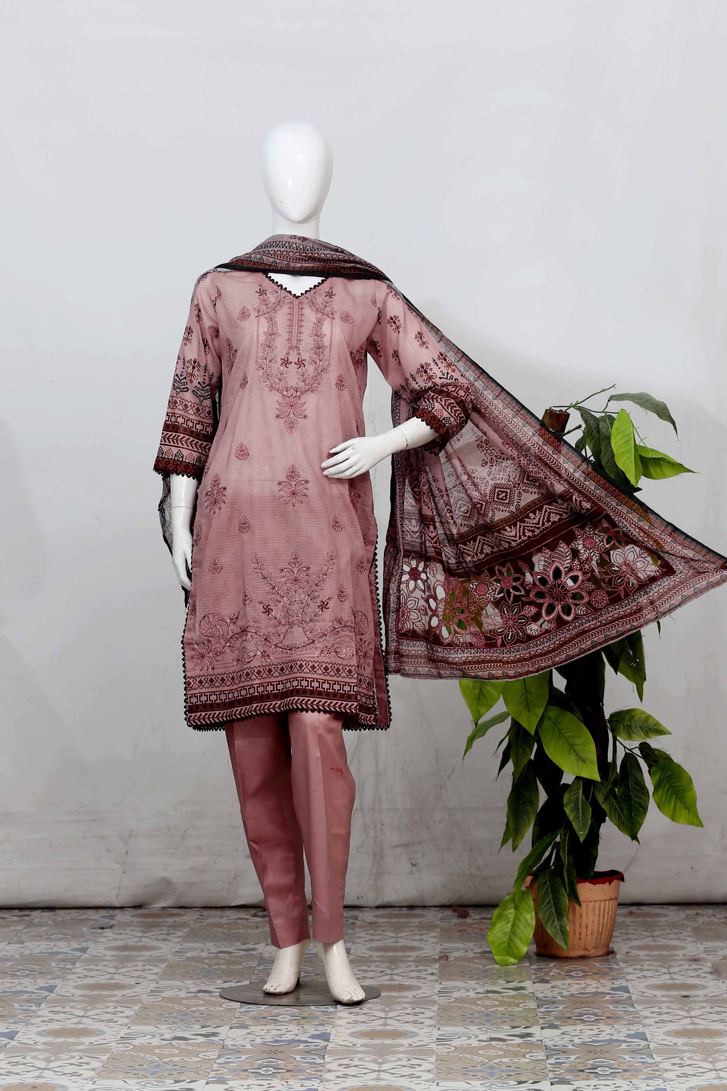 Libas By Anaya Noor Heavy Emb 3-PC