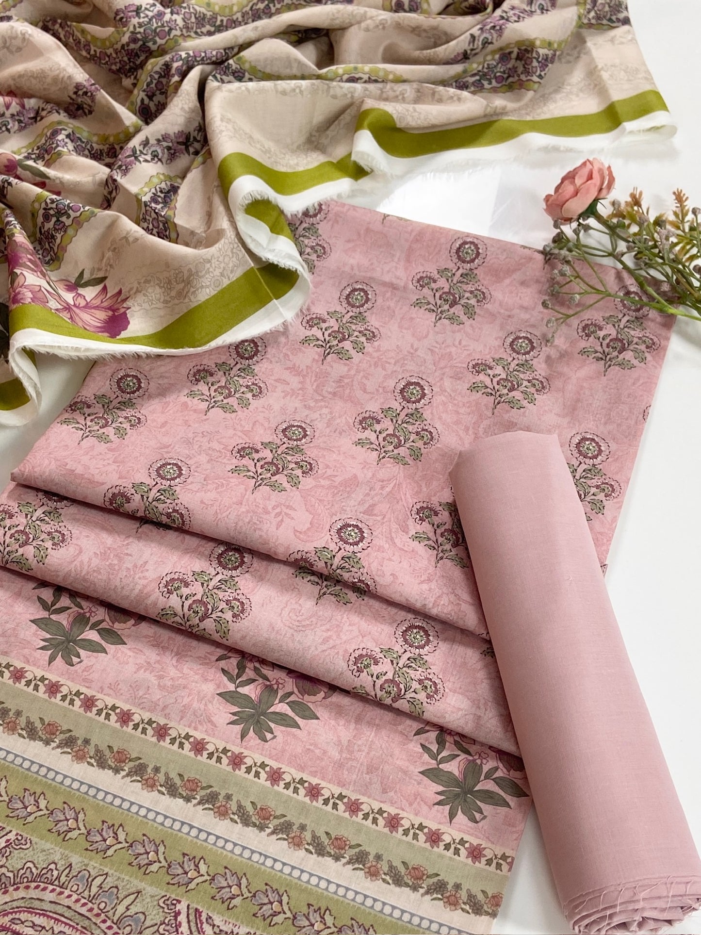 Mashaim Digital Printed Lawn 3PC