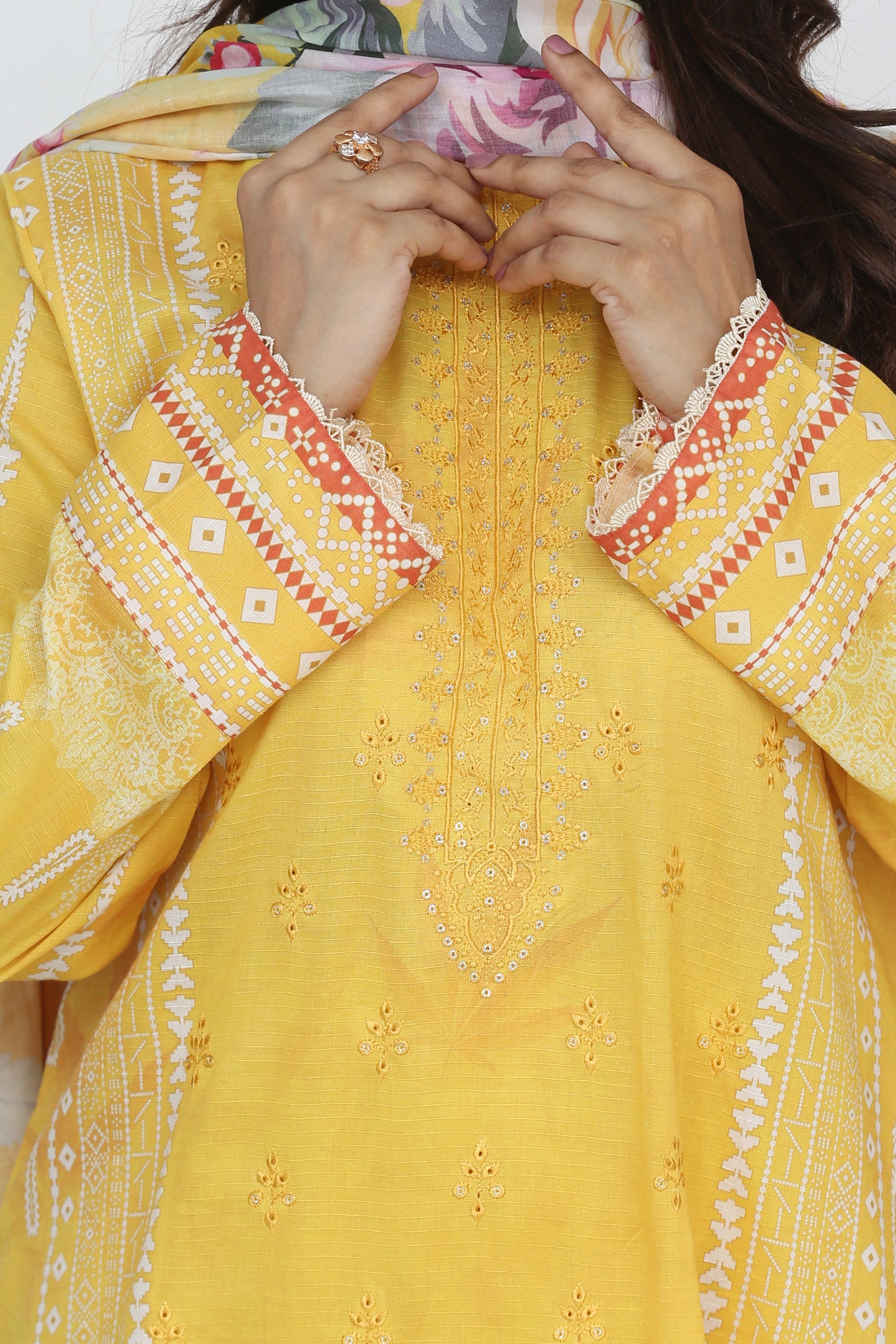 Ronaq By Anaya Noor Embroidered 3PC