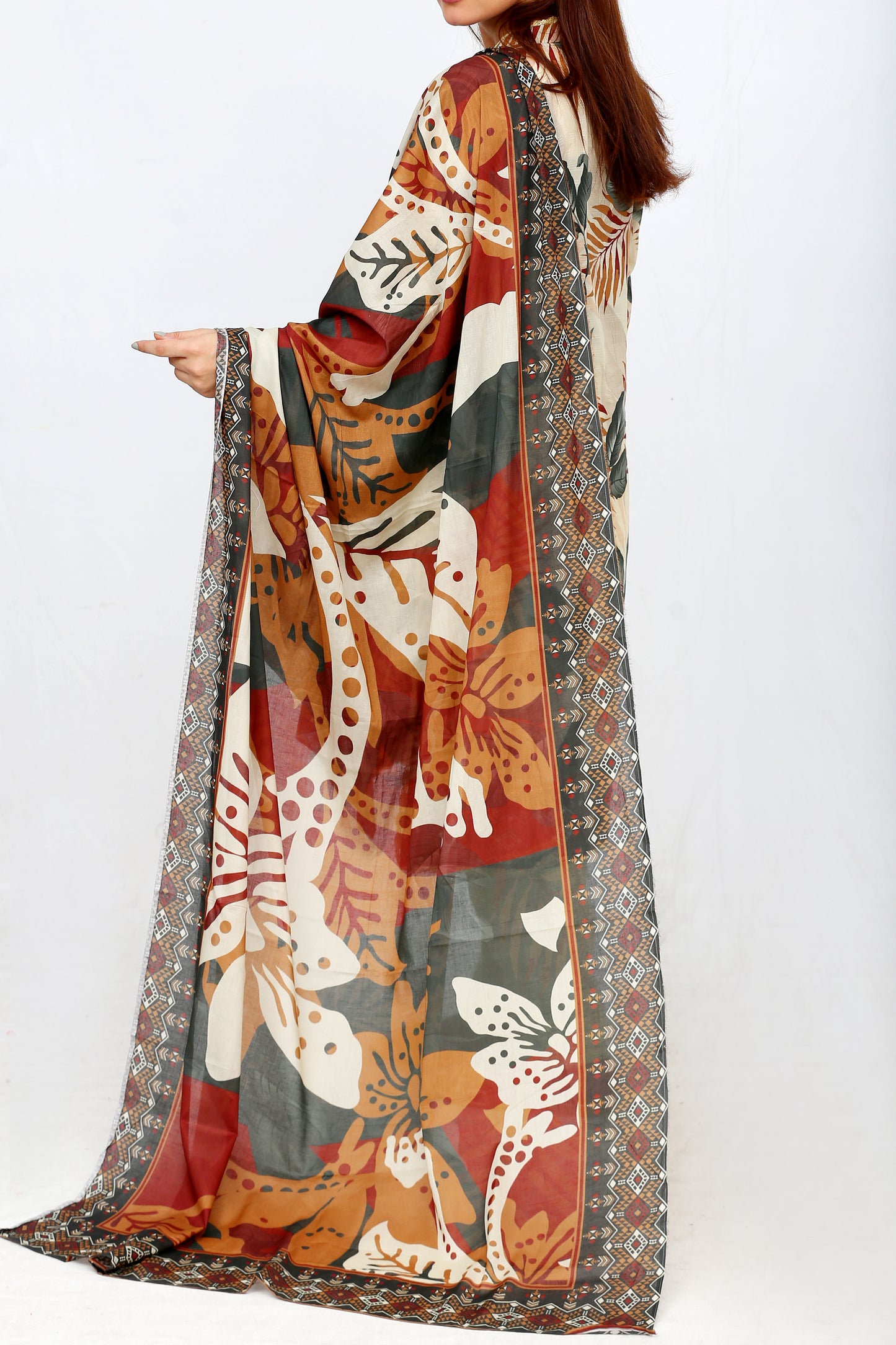 Anaya Noor Printed Bana Dora Lawn 3PC