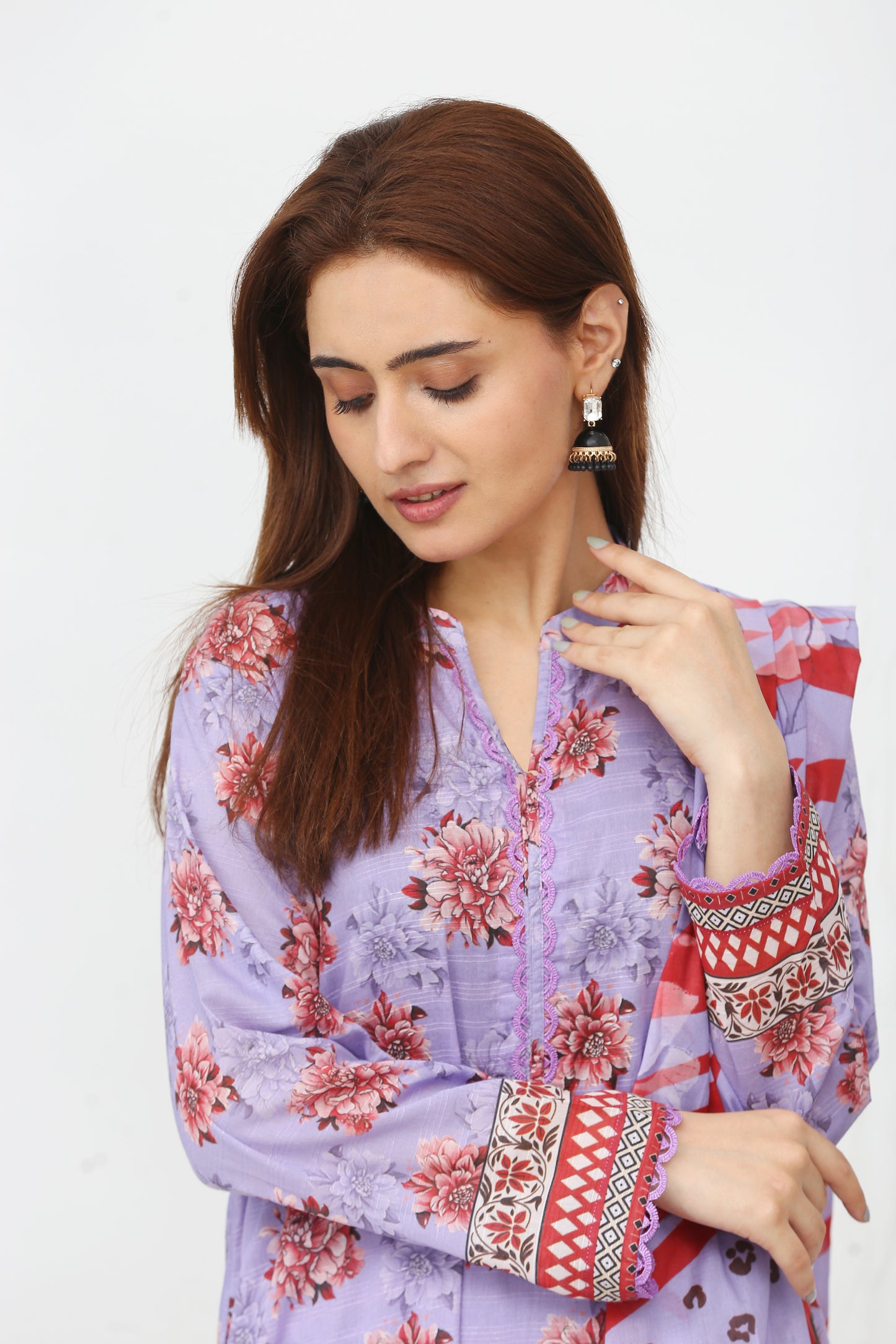 Anaya Noor Printed Bana Dora Lawn 3PC