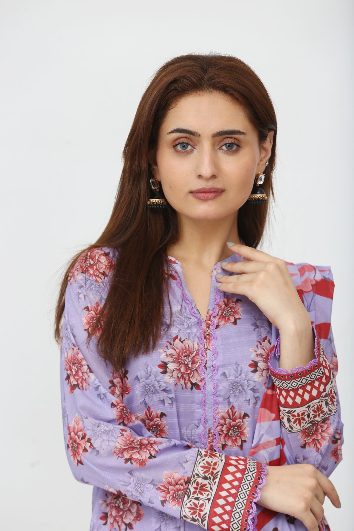 Anaya Noor Printed Bana Dora Lawn 3PC