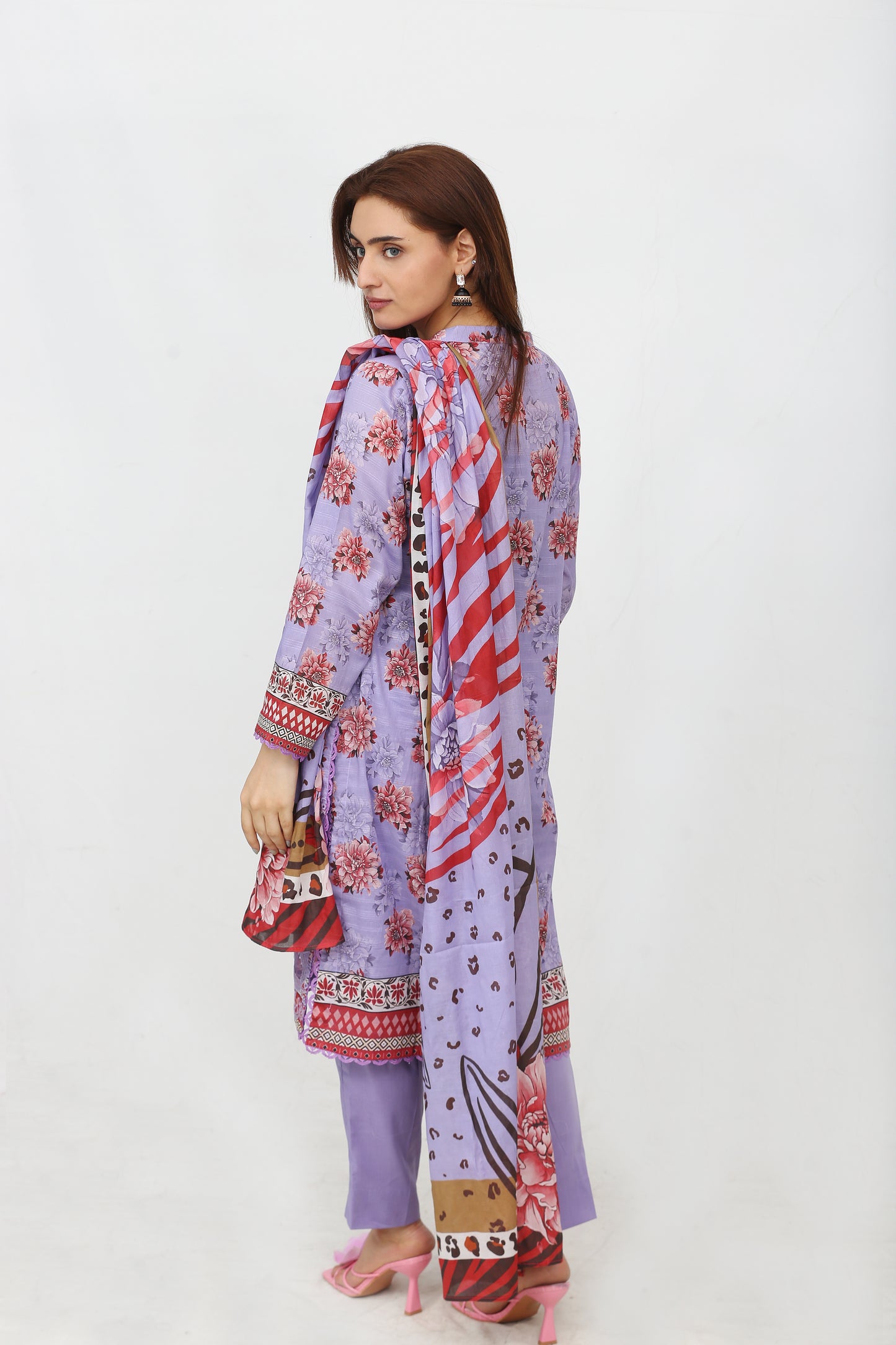 Anaya Noor Printed Bana Dora Lawn 3PC