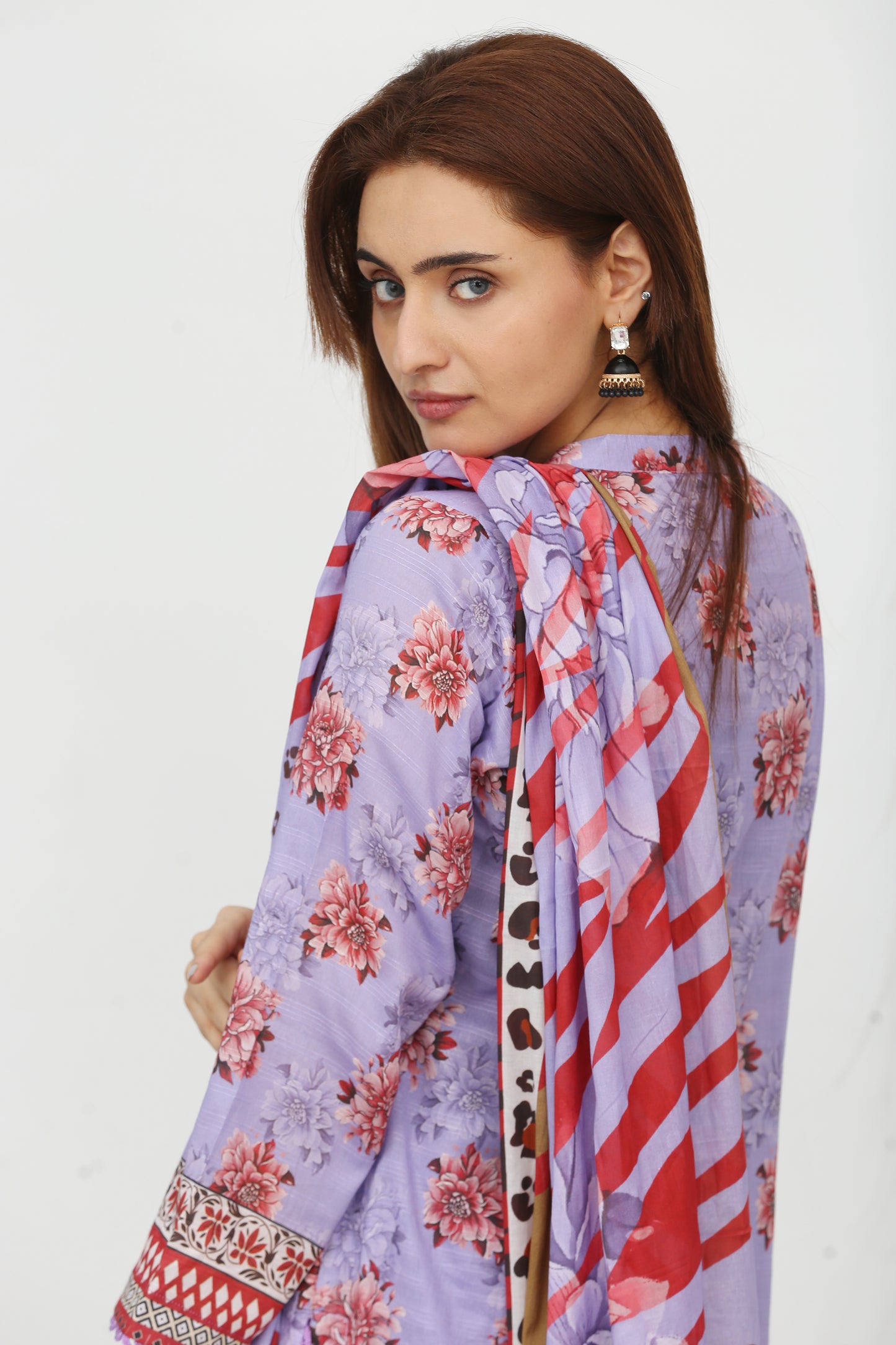 Anaya Noor Printed Bana Dora Lawn 3PC
