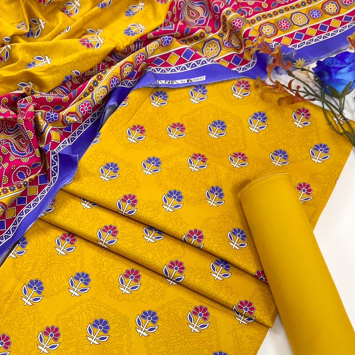 Nishat Digital Printed Linen 3PC