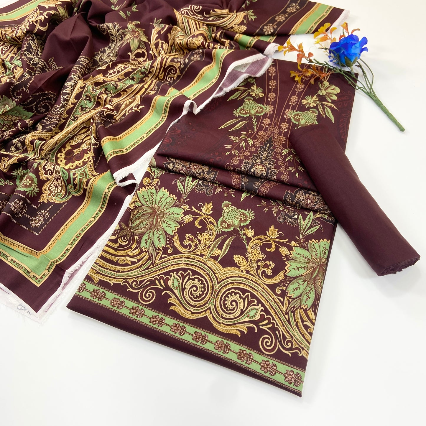 Raqs By Uneq Digital Printed Cotton Viscose 3PC