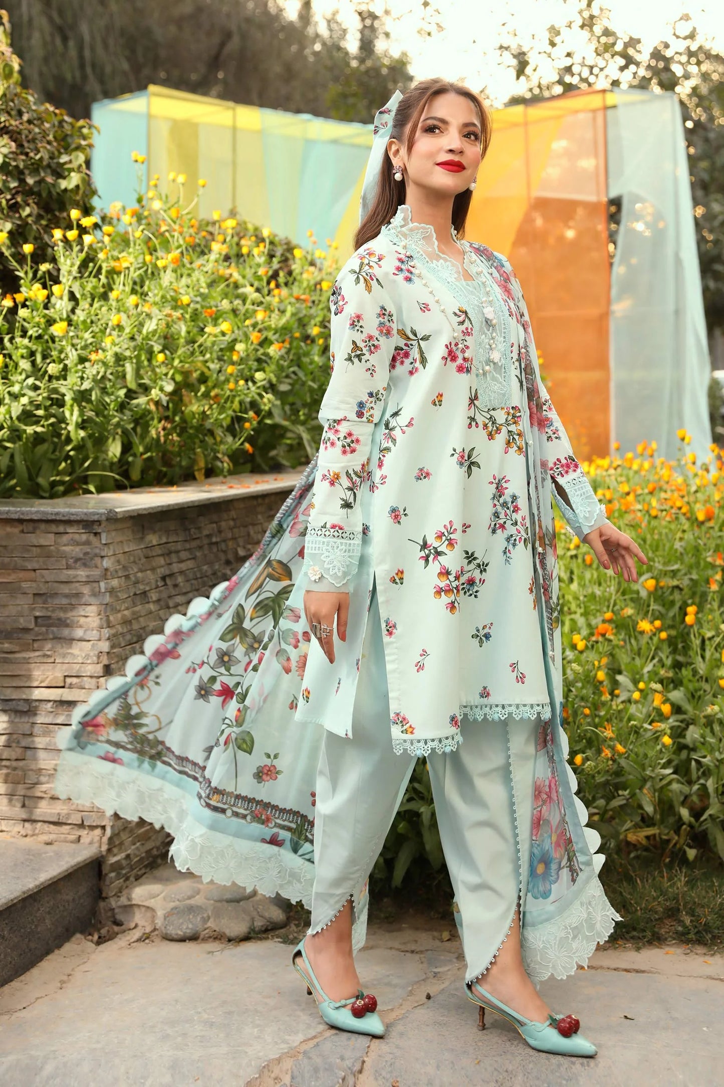 Maria B Luxury Emb Lawn 3-PC