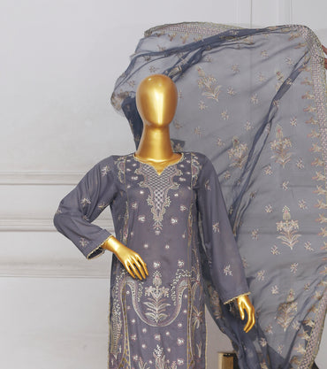 Bareeze Heavy Embroidered Karandi 3-PC