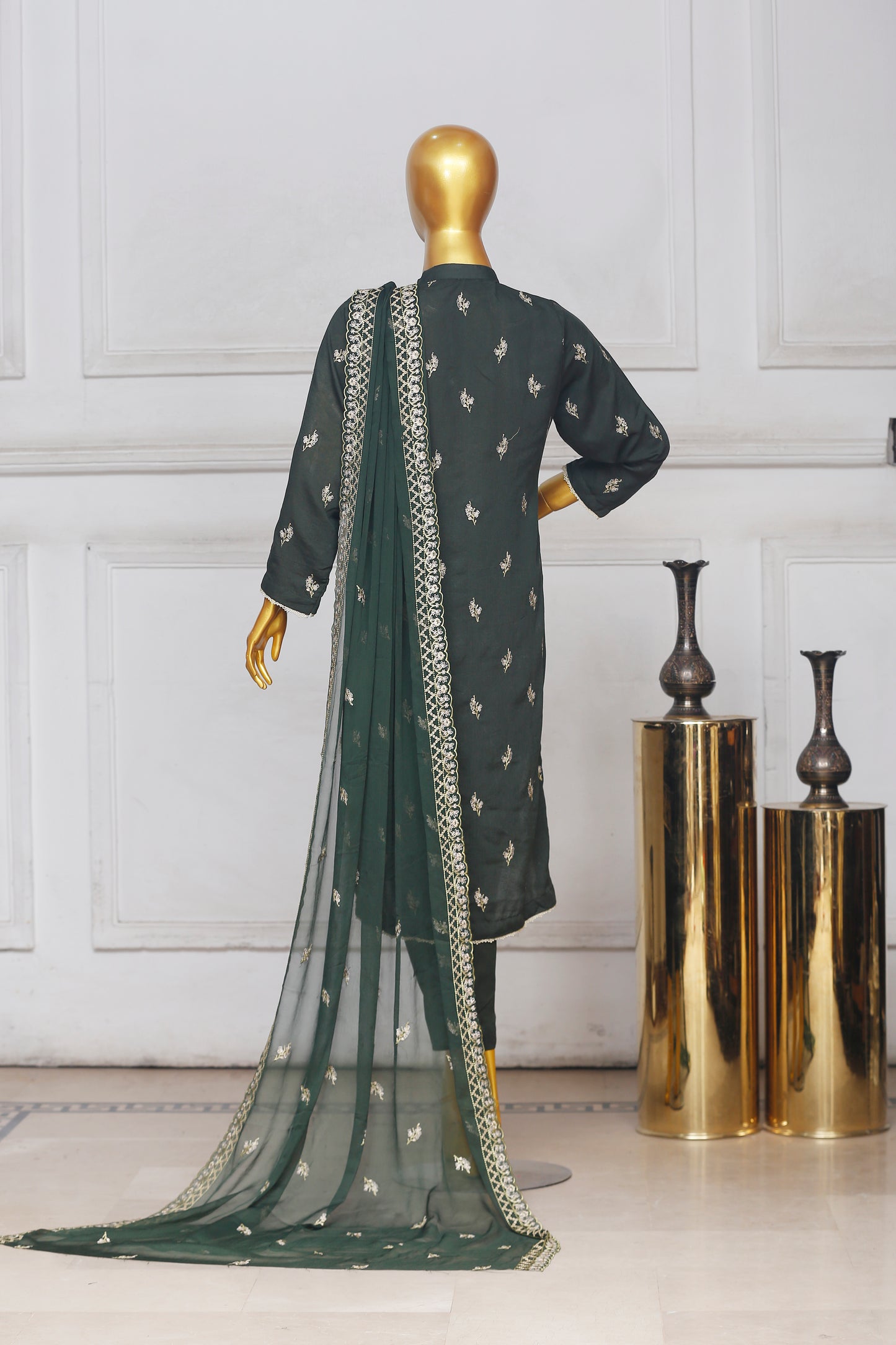 Bareeze Heavy Embroidered Karandi 3-PC