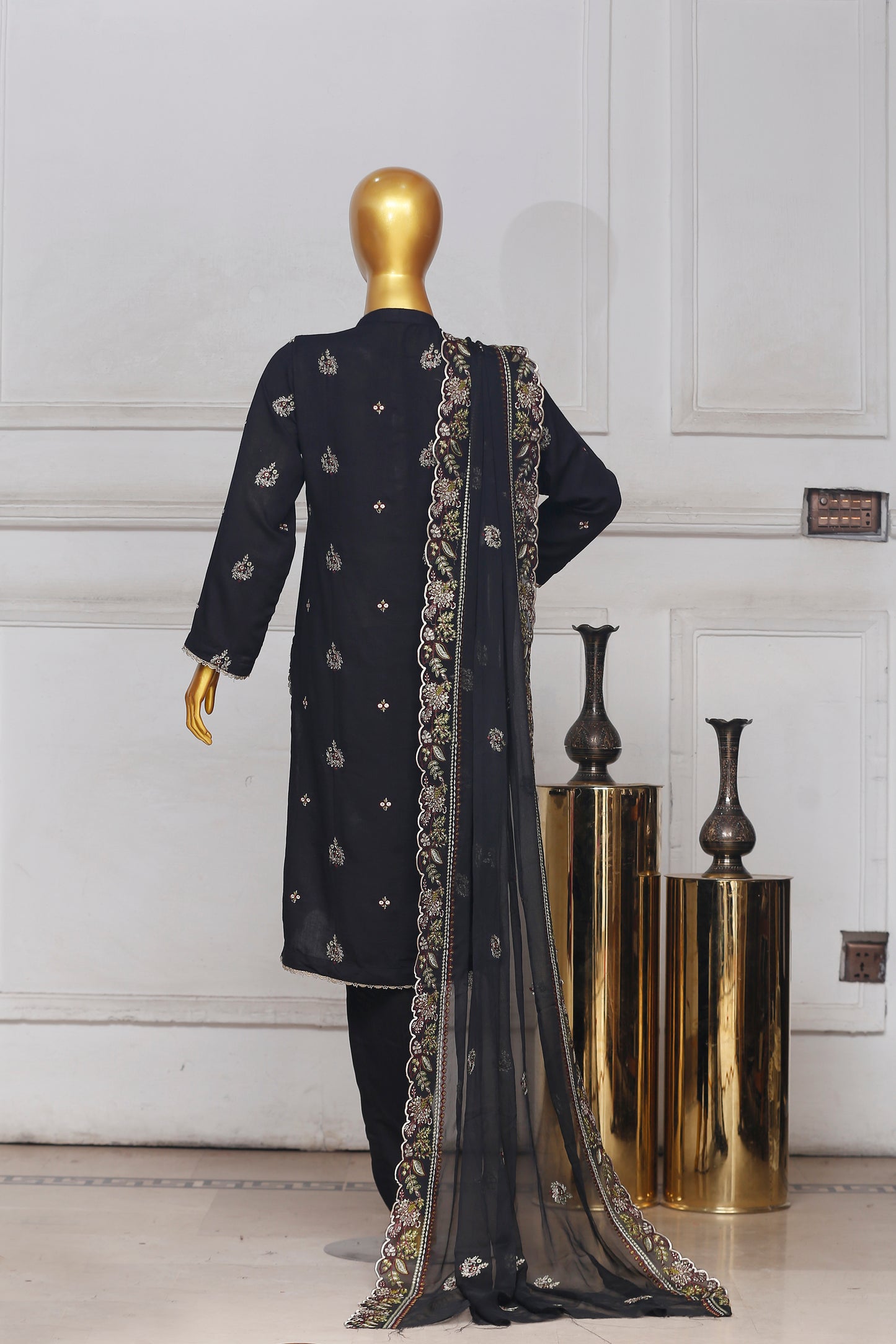 Bareeze Heavy Embroidered Karandi 3-PC