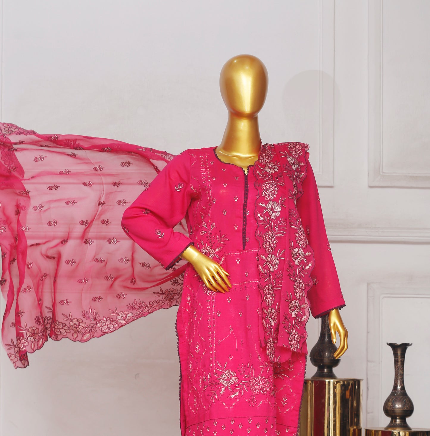 Bareeze Heavy Embroidered Karandi 3-PC