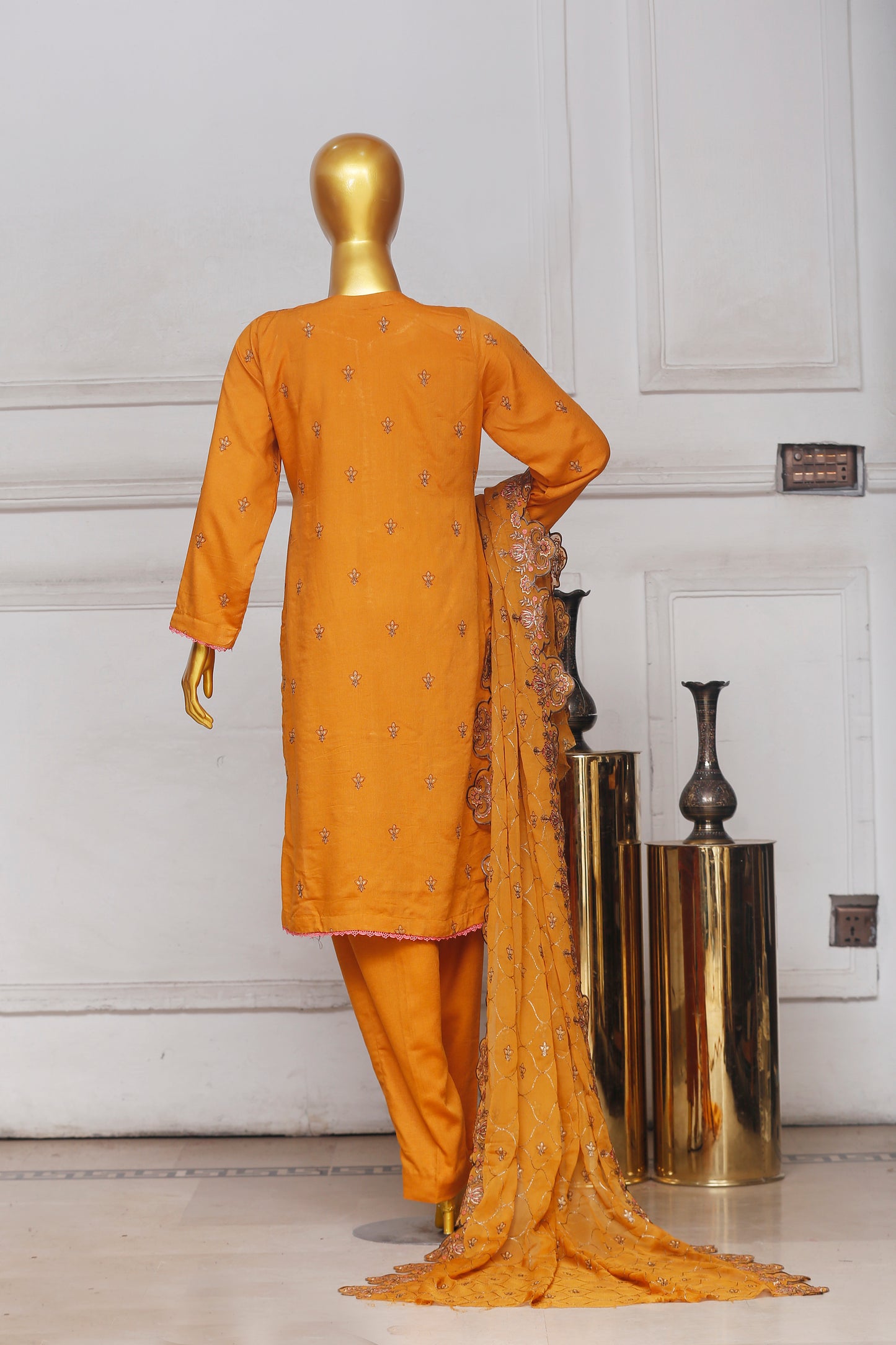 Bareeze Heavy Embroidered Karandi 3-PC