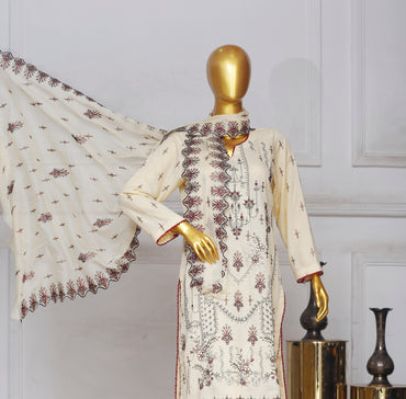 Bareeze Heavy Embroidered Karandi 3-PC