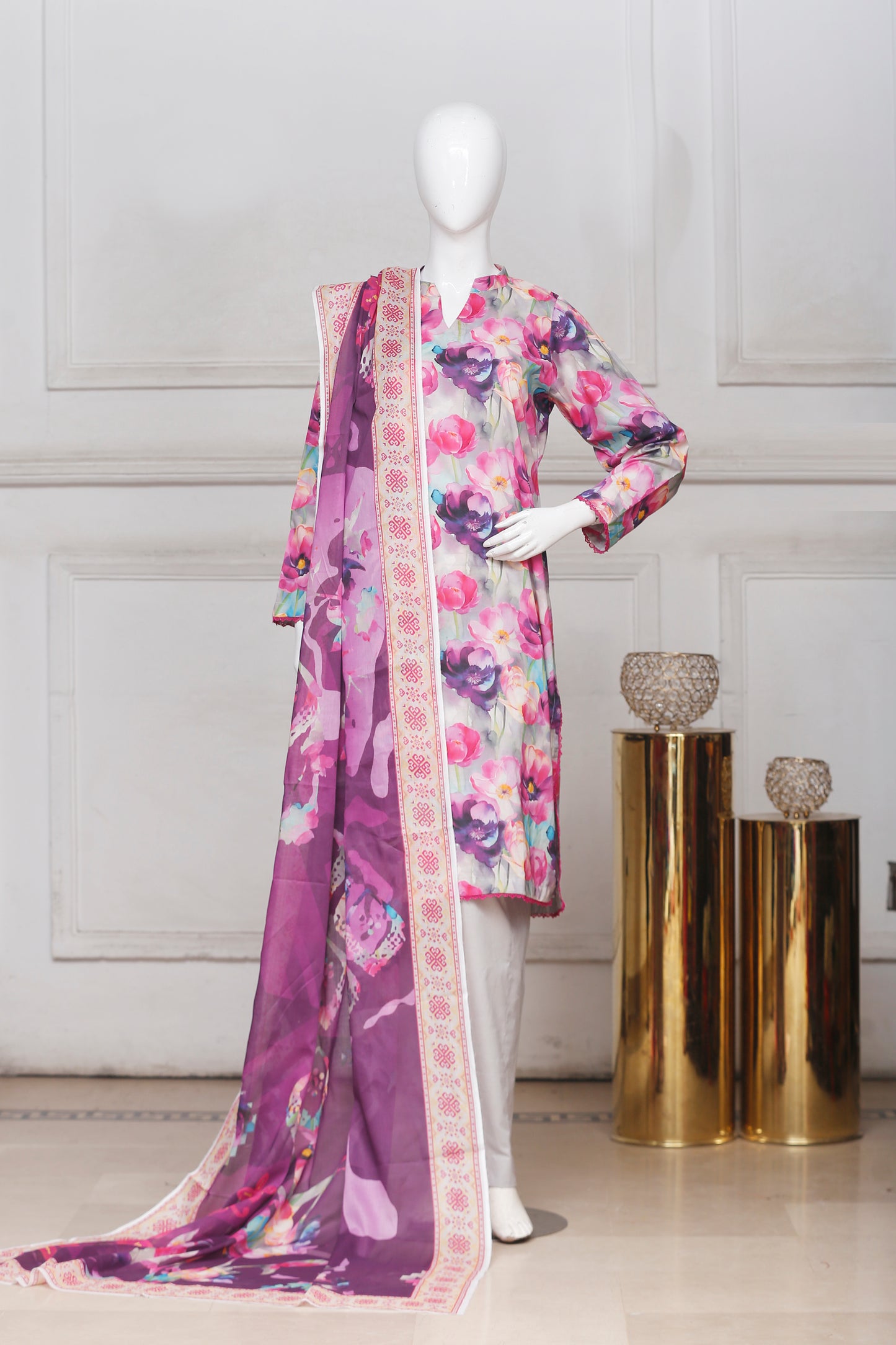 Feroza By Anaya Noor Printed Lawn 3-PC