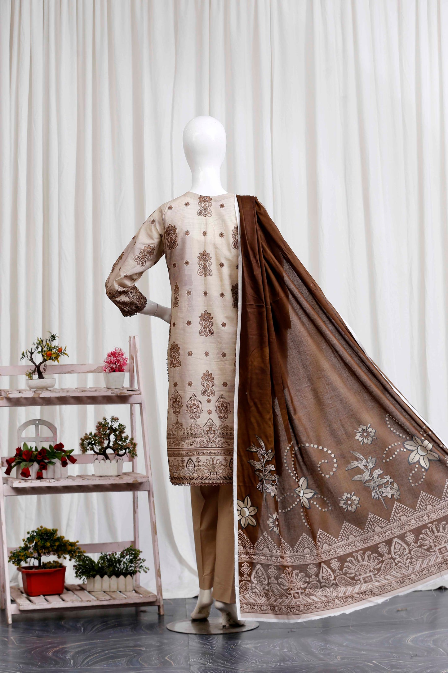 Meeraki By Anaya Noor Heavy Embroidered 3-PC