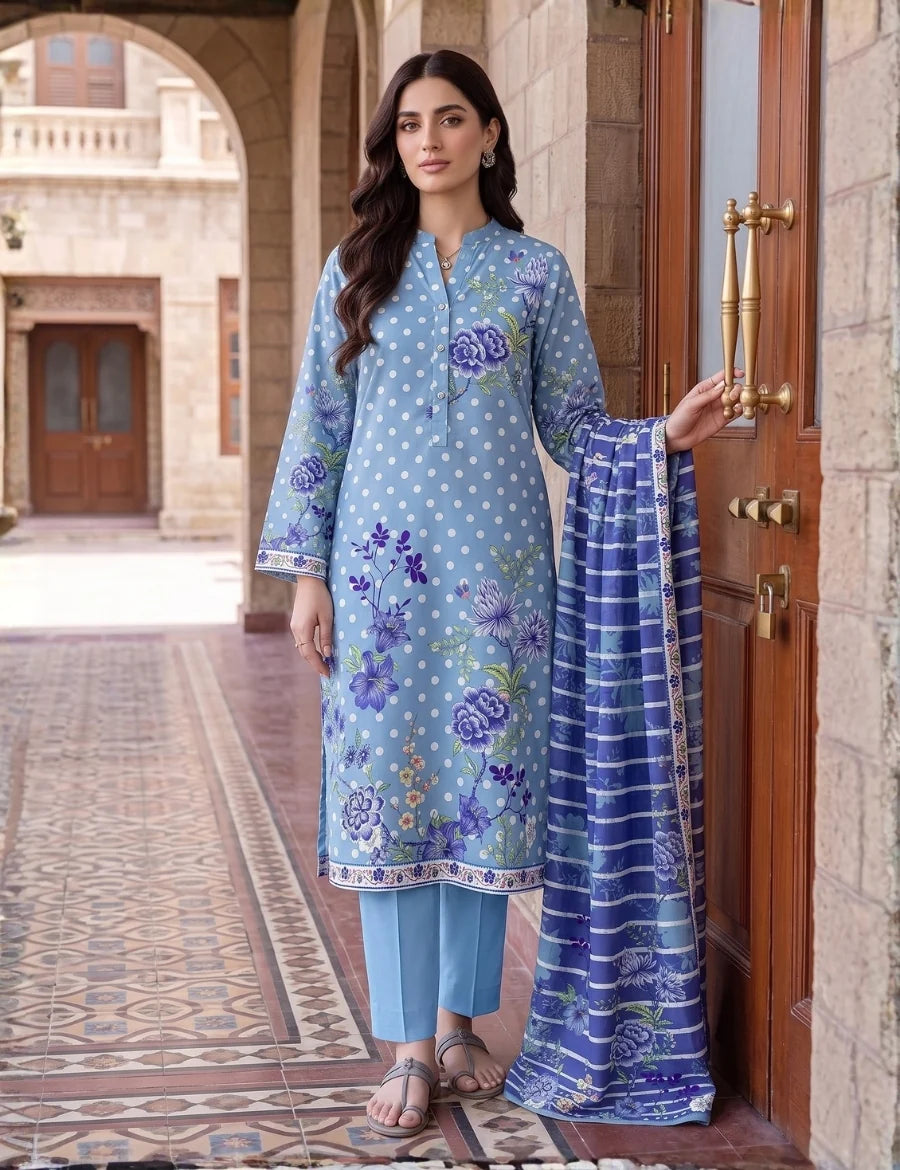 Saya Digital Printed Lawn 3PC