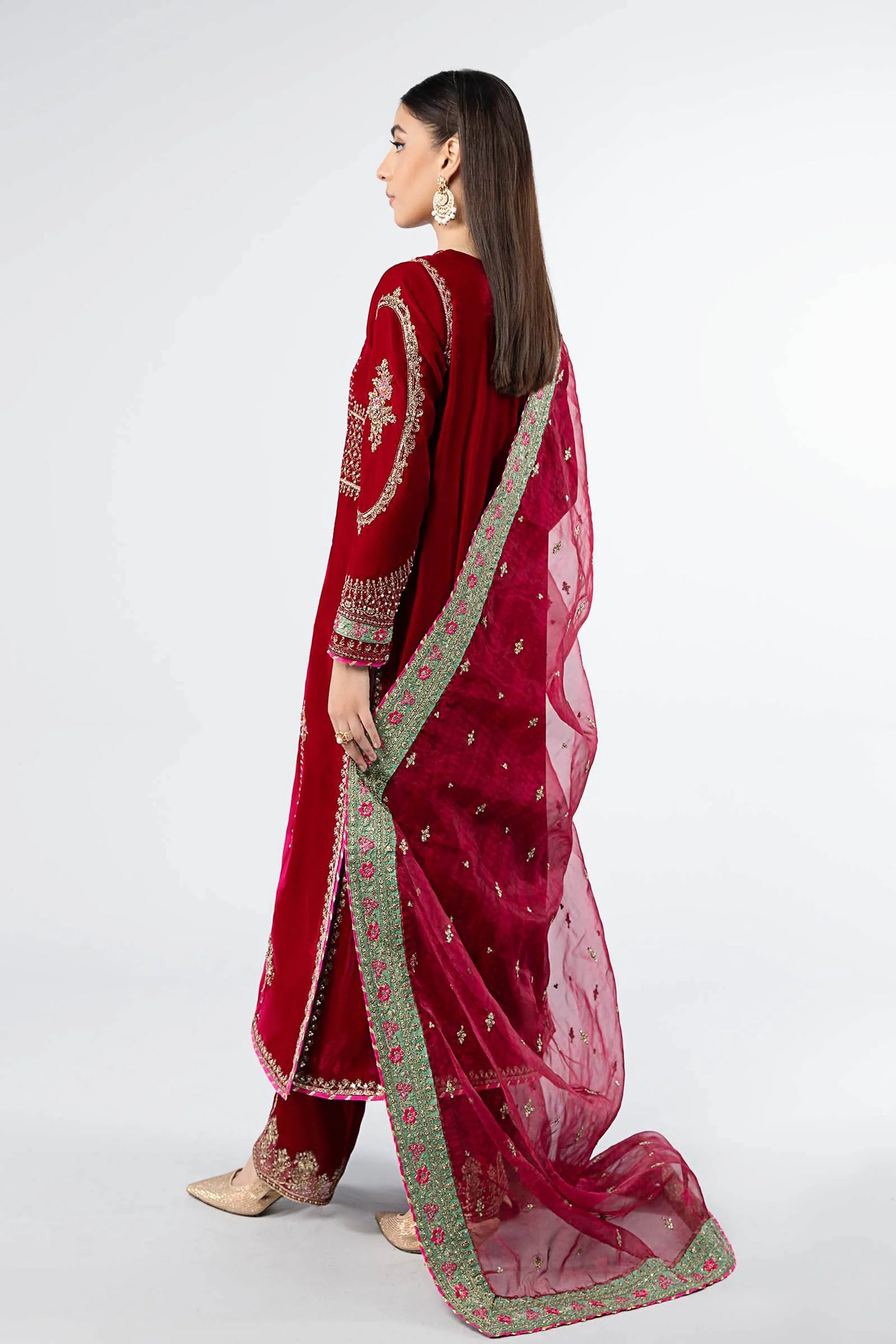 Maria B Sweet Velvet Embroidered 3PC