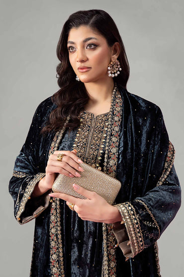 Maria B Sweet Velvet Embroidered 3PC