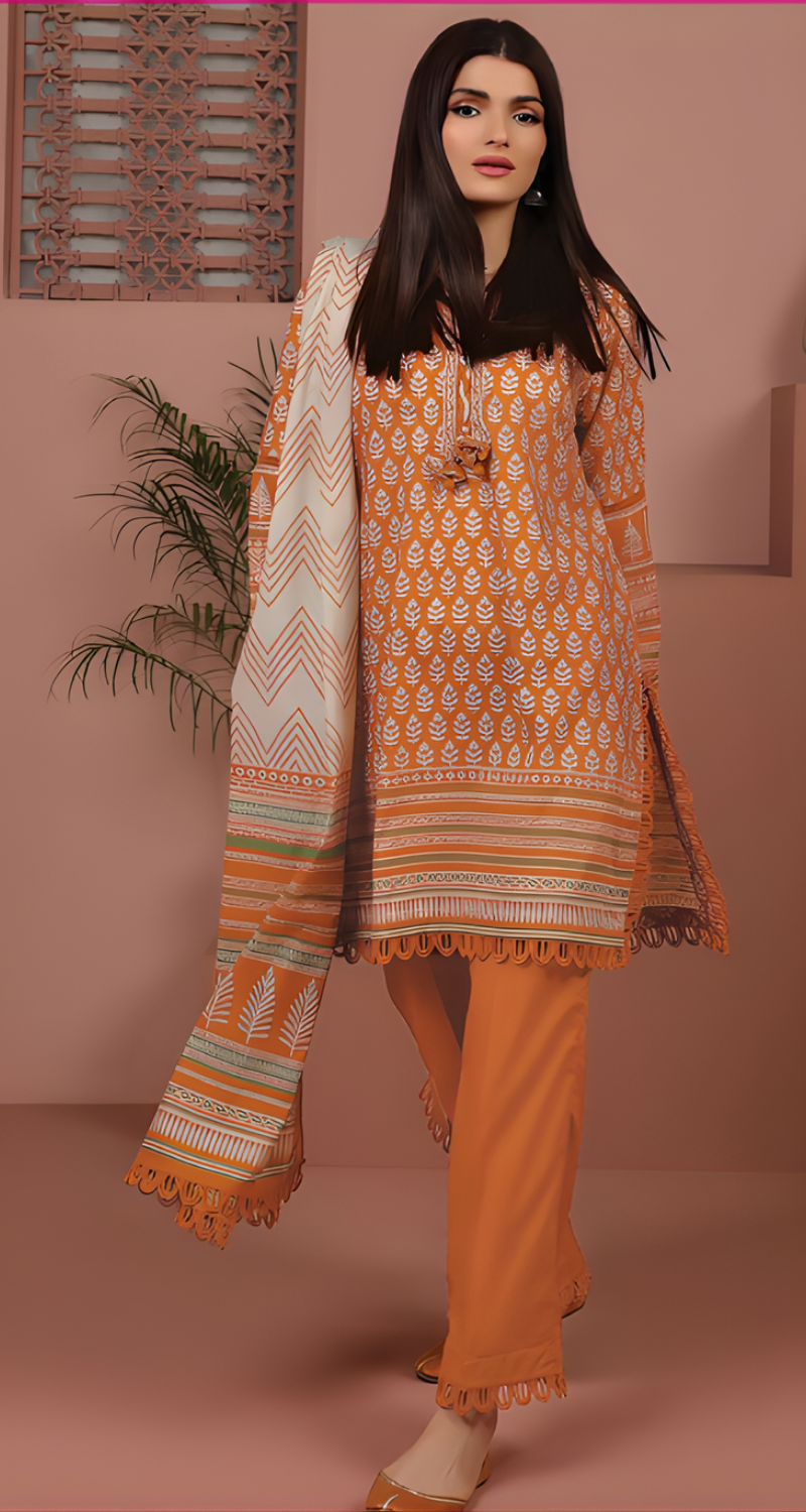 Khaadi Digital Printed Lawn 3PC