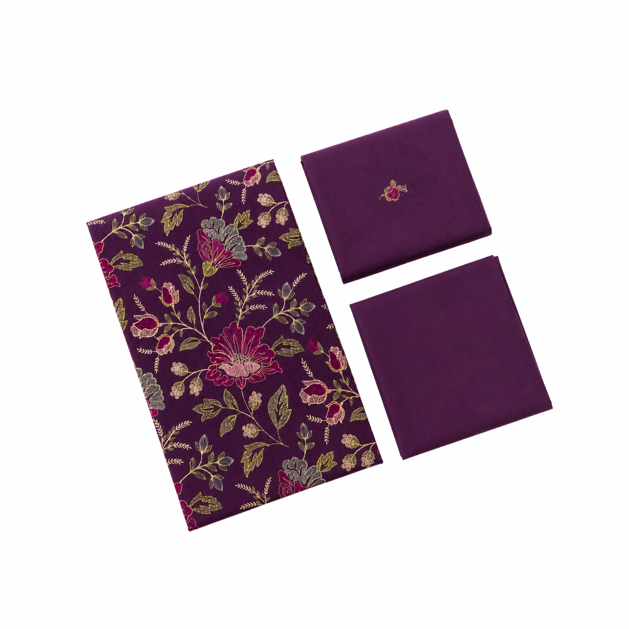 Bareeze Plain Emb Lawn 2PC