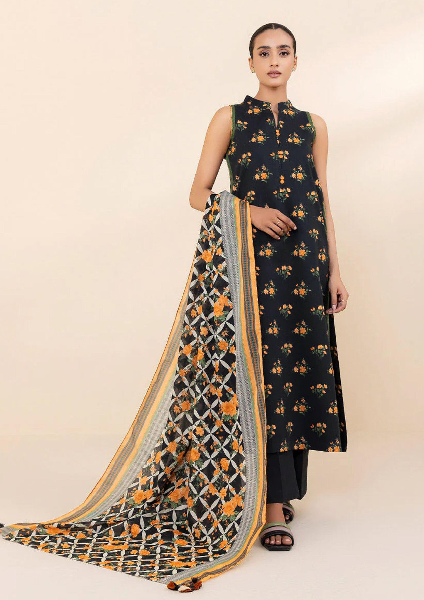 Sapphire Digital Printed Lawn 3-PC
