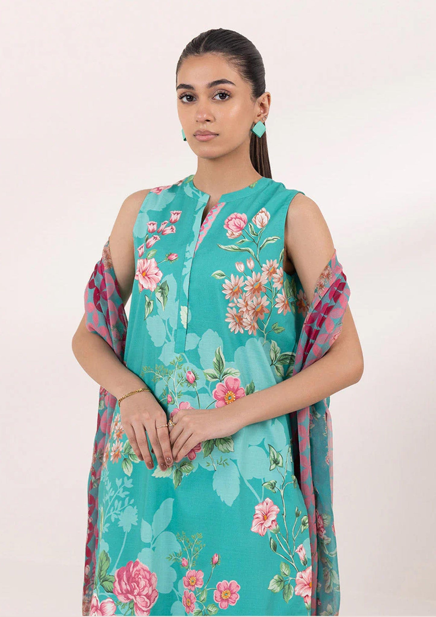 Sapphire Digital Printed Lawn 3-PC