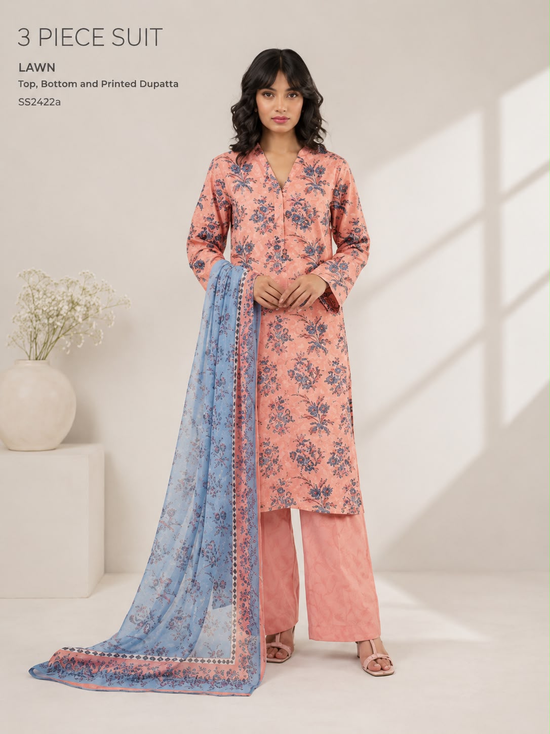 Khaadi Digital Printed Lawn 3PC