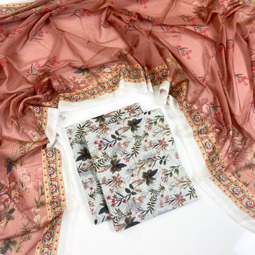 Coco Prints Summer Digital Fancy Printed Lawn 3PC