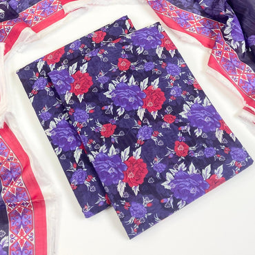 Coco Prints Summer Digital Fancy Printed Lawn 3PC