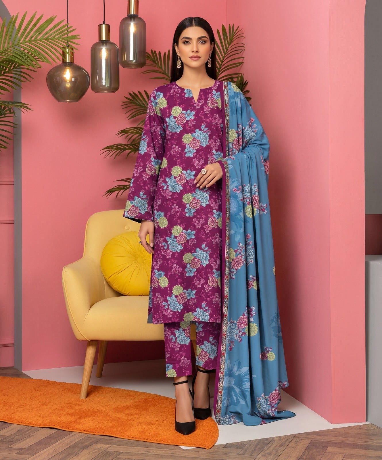 Munarq By Nisha Designer Printed Lawn 3PC