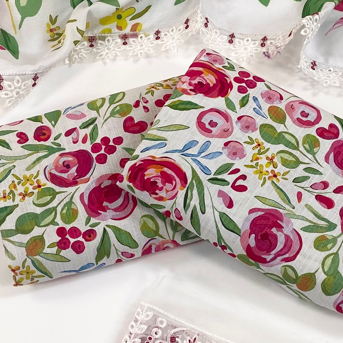 Embroidered Soft Slub Khaddar-3PC
