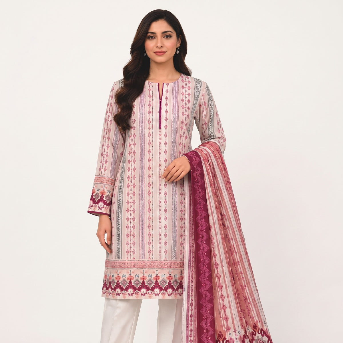 Bonanza Satrangi Digital Printed Khaddar 3PC
