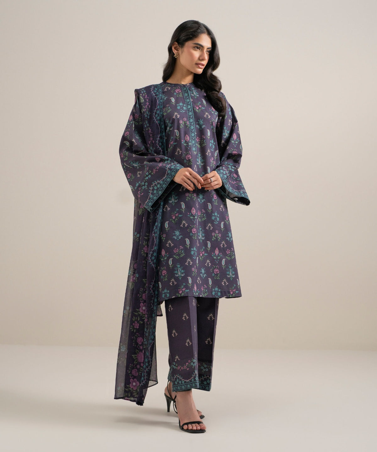 Day to Day By Sapphire Digital Printed Khaddar 3PC