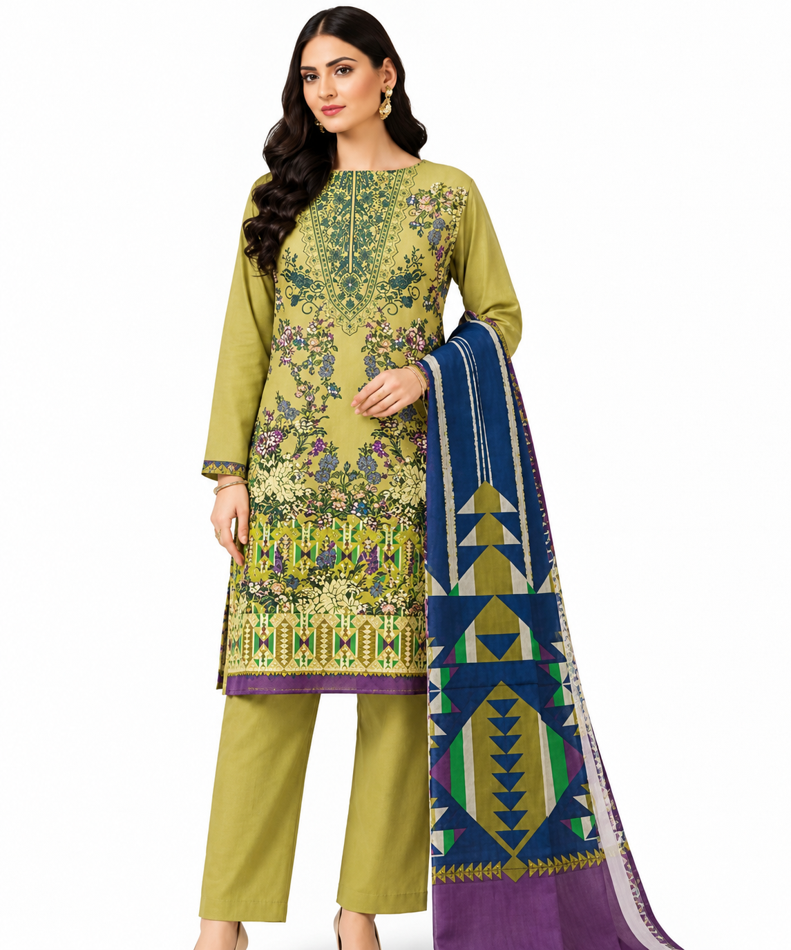Bonanza Satrangi Digital Printed Karandi 3PC