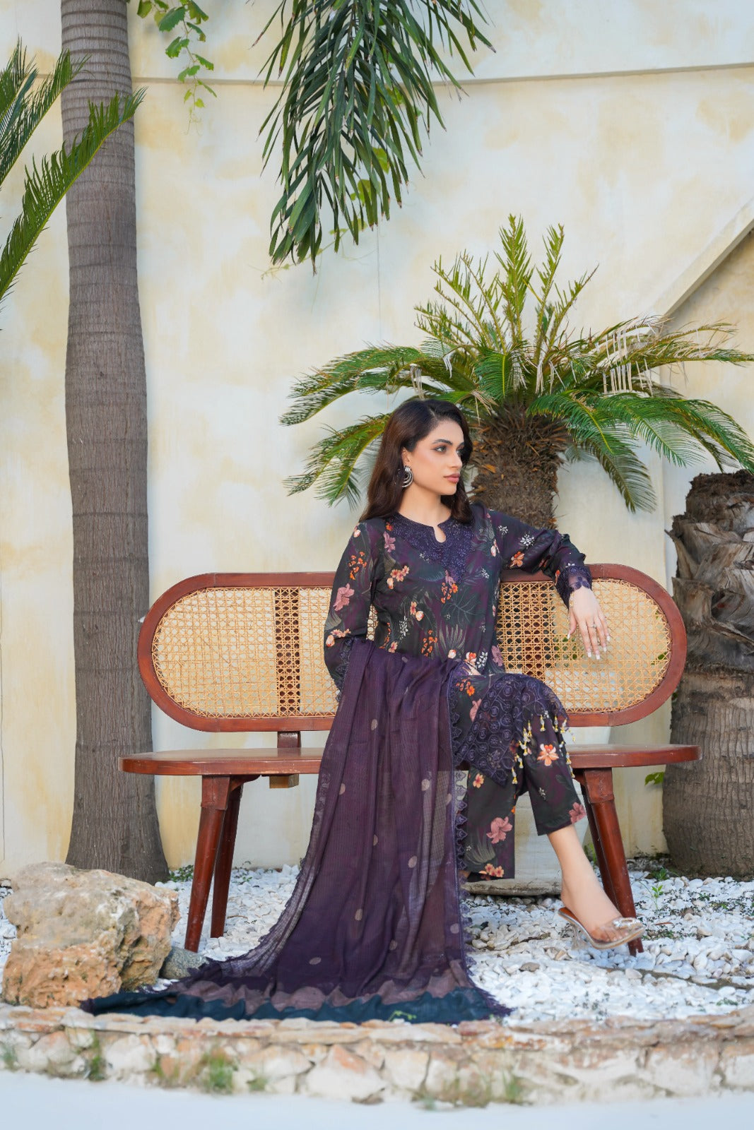 Dastoor By Anaya Noor Digital Printed Cambric With Patches 3-PC