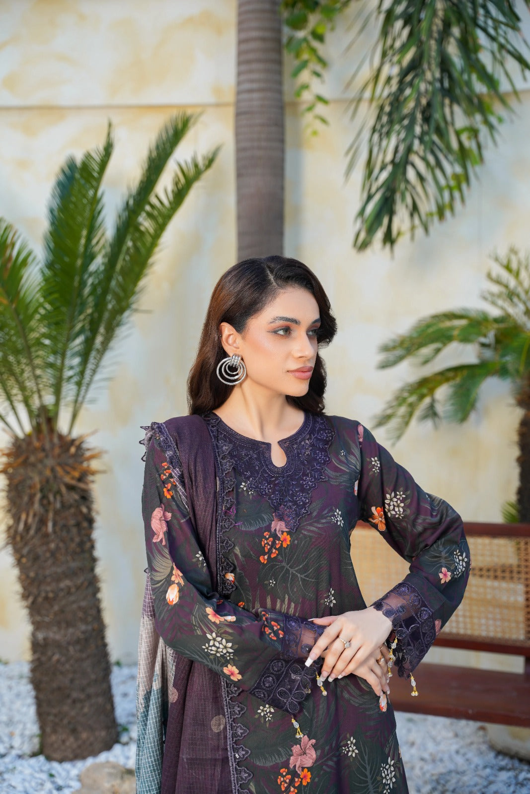Dastoor By Anaya Noor Digital Printed Cambric With Patches 3-PC