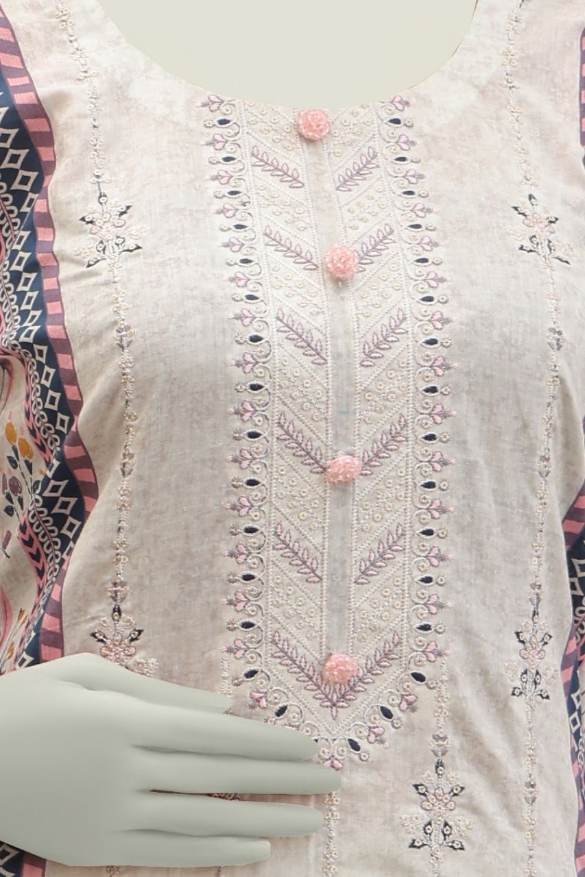 Almeerah Emb With Cutwork Dupatta Lawn 3PC