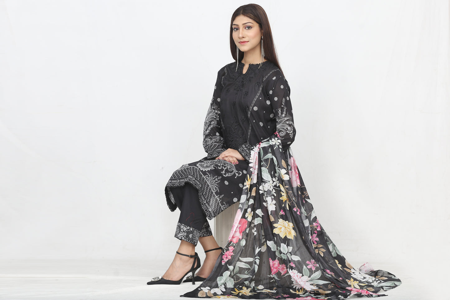 Ronaq By Anaya Noor Embroidered 3PC