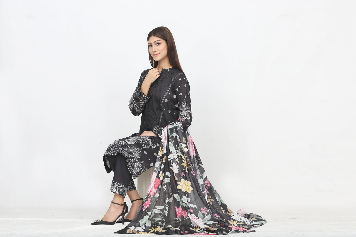 Ronaq By Anaya Noor Embroidered 3PC